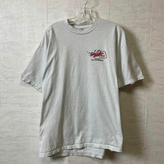 1997年物　ビンテージＴ　メイドインUSA　カーレースロゴ　サイズＸＬ　古着(Tシャツ/カットソー(半袖/袖なし))