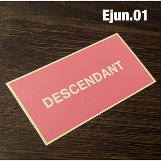 ディセンダント(DESCENDANT)のDESCENDANT Sticker ディセンダントステッカー ■Ejun.01(その他)