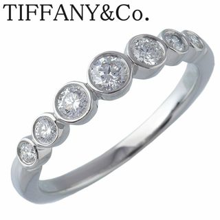 Tiffany & Co. - ティファニー ダイヤ リング ジャズ グラジュエイテッド 14号 PT950 新品仕上げ済 TIFFANY【17426】