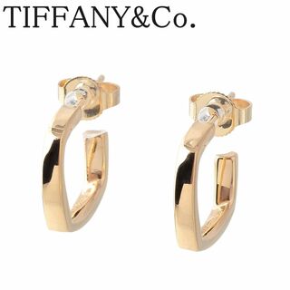 ティファニー(Tiffany & Co.)のティファニー トルク ピアス フープ 750YG フランクゲーリー 新品仕上げ済 TIFFANY【17376】(ピアス)