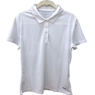 ナイキ(NIKE)のナイキ NIKE ポロシャツ 半袖 L 白 ホワイト /RT(シャツ/ブラウス(半袖/袖なし))
