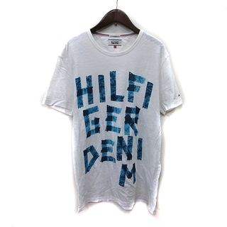 ヒルフィガーデニム Tシャツ カットソー 半袖 L 白 ホワイト /YI(Tシャツ/カットソー(半袖/袖なし))