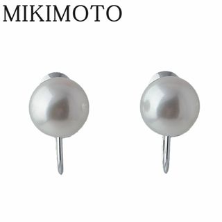 ミキモト(MIKIMOTO)のミキモト パール イヤリング アコヤパール7.7mm K18WG 新品仕上げ済 MIKIMOTO【17784】(イヤリング)