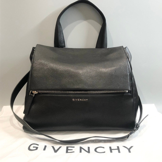 極美品 Givenchy パンドラ カーフ レザー ブラック 2way バッグ