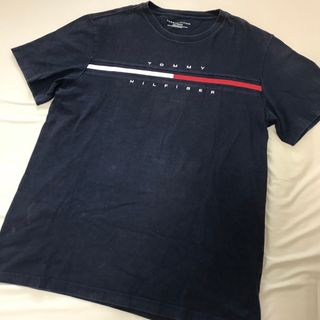 TOMMY HILFIGER - トミーヒルフィガー　Tシャツ　ネイビー　XL