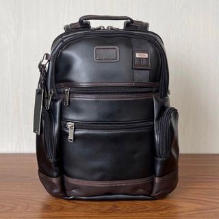 【未使用】TUMI ノックス レザー バックパック 922681 ブラック(バッグパック/リュック)