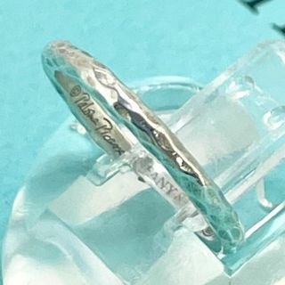 ティファニー(Tiffany & Co.)の希少 ティファニー シルバー925 ハマード リング /24-897S(リング(指輪))