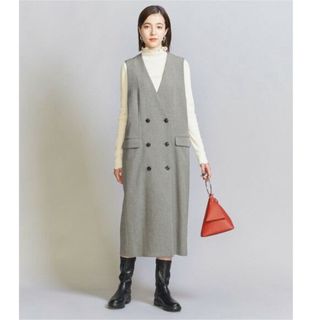 ビューティアンドユースユナイテッドアローズ(BEAUTY&YOUTH UNITED ARROWS)のBEAUTY&YOUTH  ツイル ジャンパースカート＆ジレ -2WAY-(ベスト/ジレ)