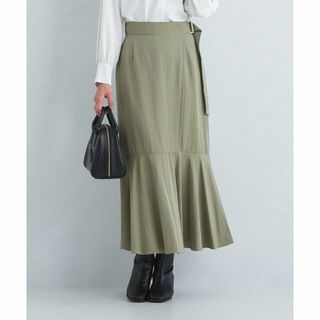 ユナイテッドアローズグリーンレーベルリラクシング(UNITED ARROWS green label relaxing)の【OLIVE】ベルト マーメイド スカート(ロングスカート)