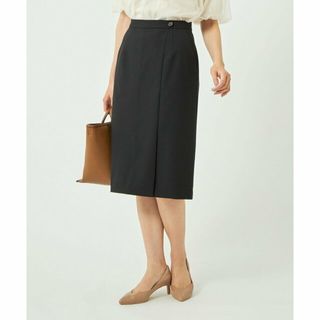 ユナイテッドアローズグリーンレーベルリラクシング(UNITED ARROWS green label relaxing)の【BLACK】カチリラ スリット タイト スカート -マシンウォッシャブル・ストレッチ・防シワ- ◇No02◇(その他)