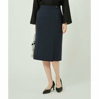 ユナイテッドアローズグリーンレーベルリラクシング(UNITED ARROWS green label relaxing)の【NAVY】カチリラ スリット タイト スカート -マシンウォッシャブル・ストレッチ・防シワ- ◇No02◇(その他)