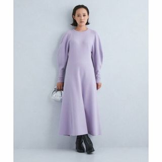 ユナイテッドアローズグリーンレーベルリラクシング(UNITED ARROWS green label relaxing)の【LILAC】ボイルウール フィット&フレア ワンピース(ロングワンピース/マキシワンピース)