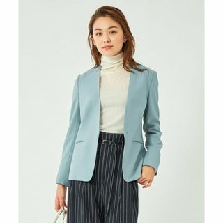 ユナイテッドアローズグリーンレーベルリラクシング(UNITED ARROWS green label relaxing)の【LIME】サキソニー ノーラペル ジャケット -ストレッチ・帯電防止- ◇No06◇(その他)