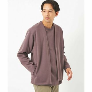 ユナイテッドアローズグリーンレーベルリラクシング(UNITED ARROWS green label relaxing)の【PINK】Clean ダブルフェイス イージーカーディガン(その他)