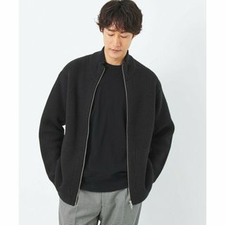 ユナイテッドアローズグリーンレーベルリラクシング(UNITED ARROWS green label relaxing)の【BLACK】ANDEAN/WO ジップ ニット カーディガン(その他)