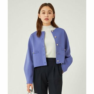 ユナイテッドアローズグリーンレーベルリラクシング(UNITED ARROWS green label relaxing)の【COBALT】フォルム ゴールドボタン クルーネック ニット カーディガン -ウォッシャブル-(カーディガン)