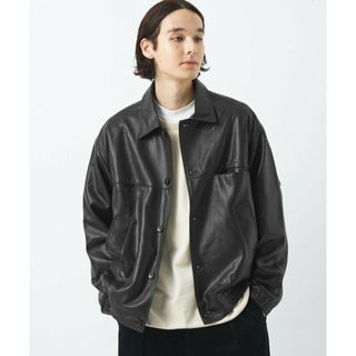 UNITED ARROWS green label relaxing - 【BLACK】Morley フェイクレザー ブルゾン