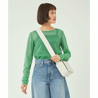 ユナイテッドアローズグリーンレーベルリラクシング(UNITED ARROWS green label relaxing)の【KELLY】[size SHORTあり]シアー クルーネック シャーリング ロンT カットソー(その他)