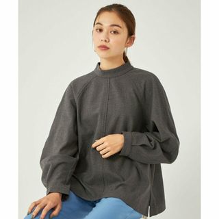 ユナイテッドアローズグリーンレーベルリラクシング(UNITED ARROWS green label relaxing)の【その他2】パウダー スタンドカラー シャツ -マシンウォッシャブル・ストレッチ・防シワ・帯電防止-(シャツ/ブラウス(長袖/七分))