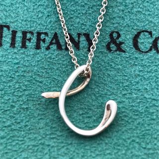 ティファニー(Tiffany & Co.)のTiffanyイニシャルc ネックレス希少(ネックレス)