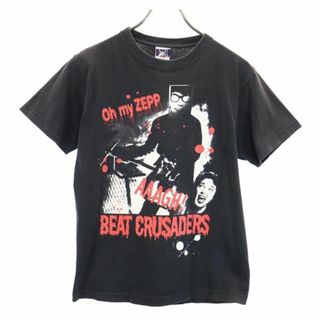 クロスステッチ BEAT CRUSADERS 2009ツアー 半袖 Tシャツ S ブラック系 CROSS STITCH バンT バンド メンズ(Tシャツ/カットソー(半袖/袖なし))