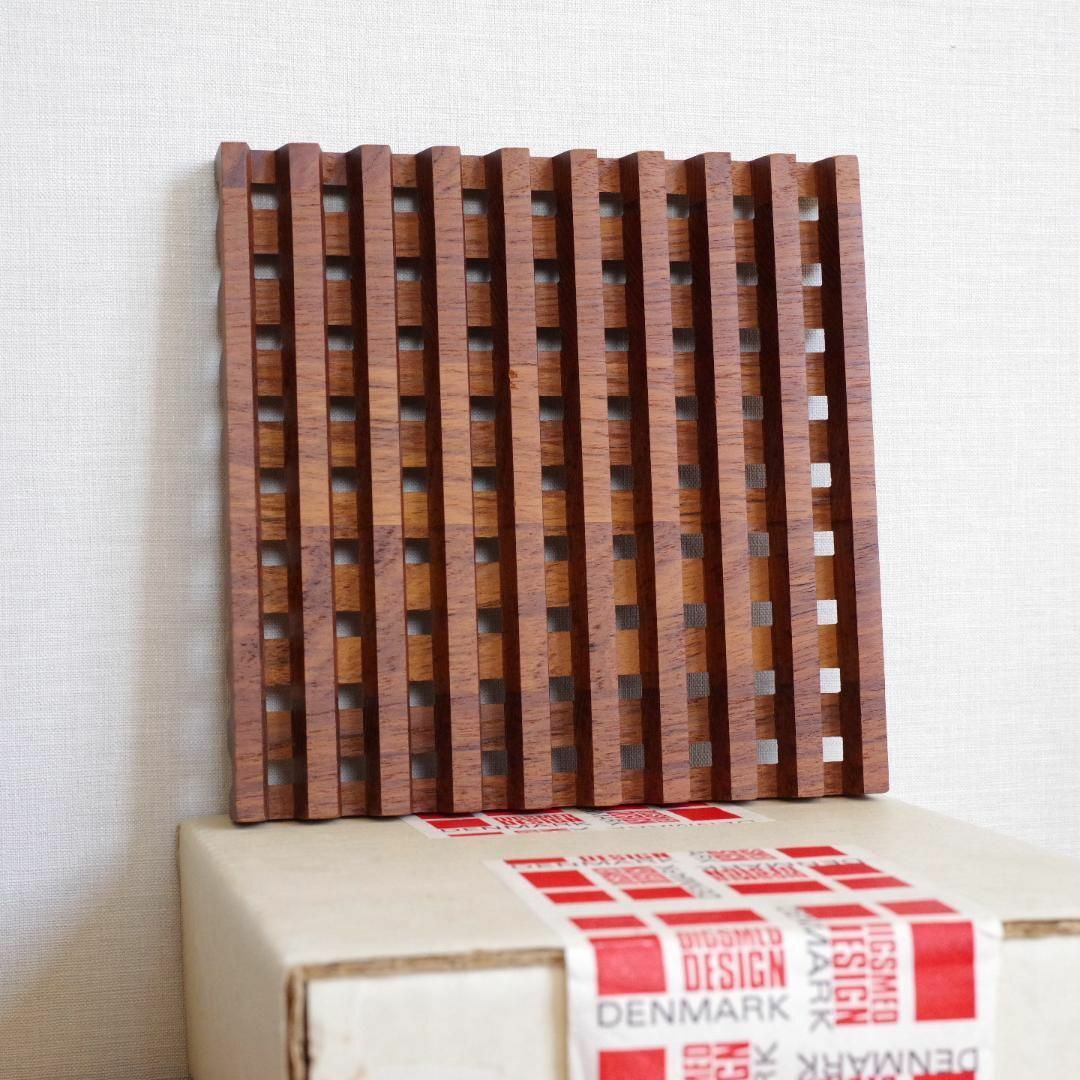 Digsmed デンマーク チーク Teak 鍋敷き トレイ プレート トレー Digsmed デンマーク チーク Teak 鍋敷き トレイ プレート トレー