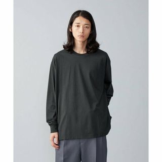 【BLACK】<CITEN>キャンディー リブ ロングTシャツ -ウォッシャブル-(カットソー(長袖/七分))