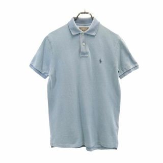 ポロラルフローレン(POLO RALPH LAUREN)のポロラルフローレン 半袖 ポロシャツ S ブルー系 POLO RALPH LAUREN 鹿の子 メンズ(ポロシャツ)