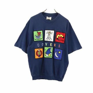 エンリココベリ(ENRICO COVERI)のエンリココベリ 半袖 Tシャツ M ネイビー系 Enrico Coveri メンズ(Tシャツ/カットソー(半袖/袖なし))