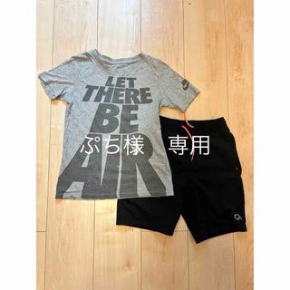 ナイキ(NIKE)の120 Tシャツ&ショートパンツ　セット(Tシャツ/カットソー)