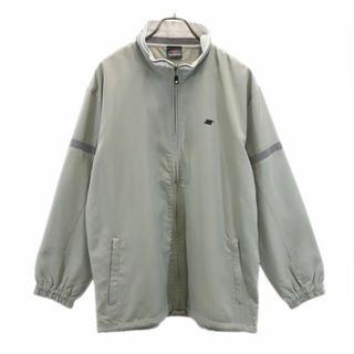 ニューバランス(New Balance)の古着 NEW BALANCE ニューバランス 長袖 トレーニングウェア L グレー系 裏メッシュ メンズ(トレーニング用品)