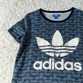 アディダス(adidas)のadidas アディダス　総柄　Tシャツ　OT 大きめ(Tシャツ(半袖/袖なし))