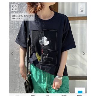 スピックアンドスパン(Spick & Span)のSpick & Span WIFFLE 別注 MickeyパッチワークTee(Tシャツ(半袖/袖なし))