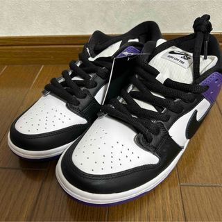 ナイキ(NIKE)のNIKE SB DUNK LOW コートパープル 25cm BQ6817(スニーカー)