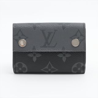 LOUIS VUITTON - 美品 ルイヴィトン RFID付 モノグラム エクリプス ディスカバリー コンパクト ウォレット M45417 レザー 財布 メンズ EEM AD14-5