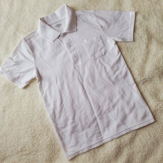 【匿名配送】小学校 半袖白ポロシャツ 150(Tシャツ/カットソー)