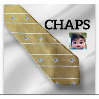 チャップス(CHAPS)の⭐︎CHAPS  チャップス　父の日　高級ネクタイ　ストライプ　ゴールド　華やか(ネクタイ)