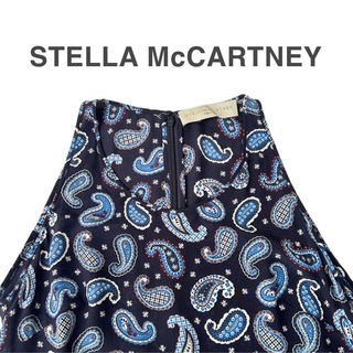ステラマッカートニー(Stella McCartney)のSTELLA McCARTNEY ステラマッカートニー シルク ワンピース 38(ひざ丈ワンピース)