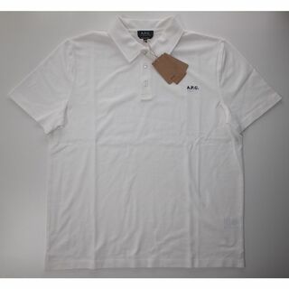 アーペーセー(A.P.C)のAPC carter ポロシャツ white sizeXL  24SS(ポロシャツ)
