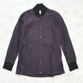 ポールスミス(Paul Smith)のPAUL SMITH リブ　衿　袖 チェック　コットンシャツ(シャツ)