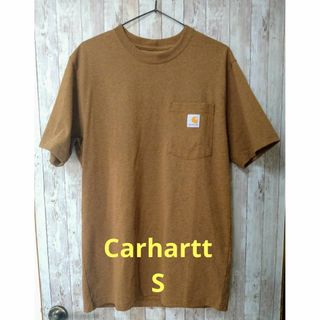 carhartt - Carhartt 半袖 ポケット Tシャツ 男女兼用 S ウォルナットヘザー