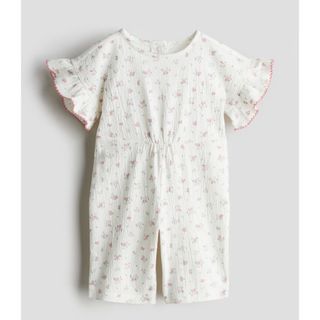 エイチアンドエム(H&M)のh&m  エイチアンドエム　baby ベビー　半袖コットンロンパース　92(パンツ/スパッツ)