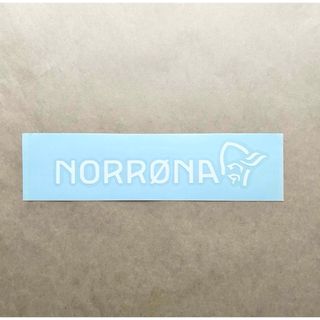 ノローナ(NORRONA)の[15㎝]NORRONA ノローナ カッティングステッカー◆白グロス◆(その他)