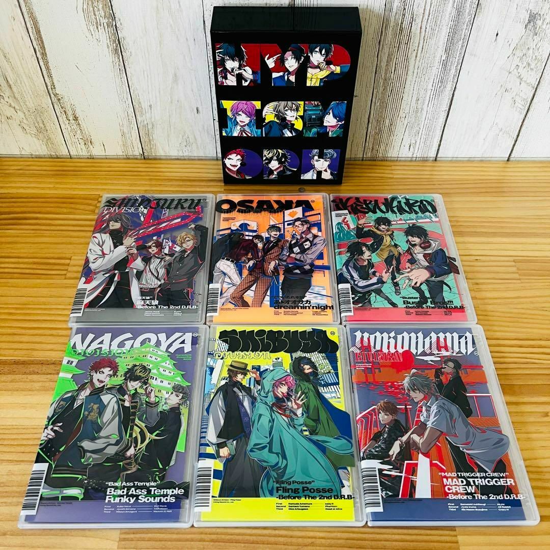 ヒプノシスマイク ヒプマイ 2nd D.R.B CD全6枚 全巻収納BOX付き ヒプノシスマイク ヒプマイ 2nd D.R.B CD全6枚 全巻収納BOX付き