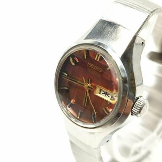 セイコー(SEIKO)の【稼働品】SEIKO 腕時計　自動巻き　21石　3針　カットガラス　デイデイト(腕時計)