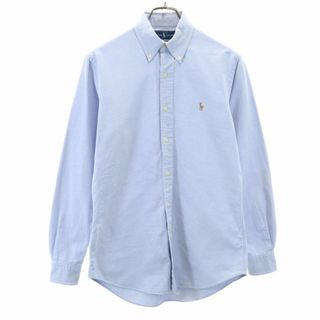 ラルフローレン(Ralph Lauren)のラルフローレン オックスフォード 長袖 ボタンダウンシャツ ブルー RALPH LAUREN CUSTOM FIT メンズ(シャツ)