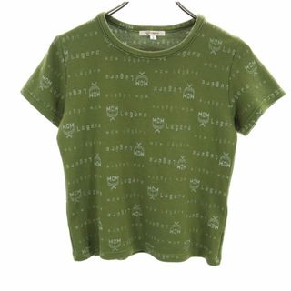 エムシーエム(MCM)のエムシーエム 日本製 総柄 半袖 Tシャツ L カーキ系 MCM Legere レディース(Tシャツ(半袖/袖なし))