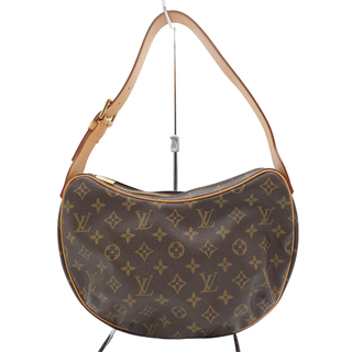 ルイヴィトン(LOUIS VUITTON)のルイヴィトン Louis Vuitton LV クロワッサン バッグ モノグラム ロゴデザイン シンプル ハンドバッグ 肩掛け ショルダーバッグ 個性的 シック ブラウン ゴールド レザー M51510 レディース 【中古 B品】☆送料無料☆ 当店通常価格164800円(ショルダーバッグ)