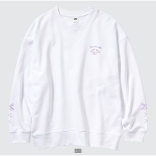 ユニクロ(UNIQLO)の【新品・未使用】ユニクロ サンリオキャラクターズ スウェットシャツ シナモン L(トレーナー/スウェット)