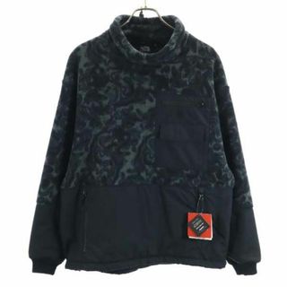 ザノースフェイス(THE NORTH FACE)の未使用 ノースフェイス 総柄 プルオーバー フリースジャケット M アスファルトグレー THE NORTH FACE メンズ(その他)